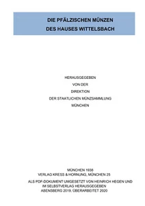 Katalog für Pfälzische Münzen von Alfred Noss (Reprint) auf CD - Bild 1 von 6