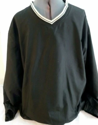 Ben Hogan-Performance Golf, Jaqueta Pulôver Masculina Quebra-Vento, Extra Grande-XL-Preto - Imagem 1 de 4