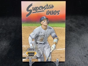 AARON JUDGE 2021 TOPPS STADIUM CLUB #SD-1 SUPERSTARS DUOS INSERT / NY YANKEES - Picture 1 of 2