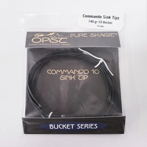Punta de fregadero OPST Pure Skagit Commando - Cubo S9 de 10 pies, 140 granos - Nuevo - Imagen 1 de 1