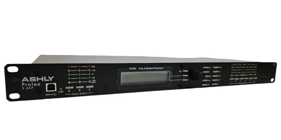 Ashly 3.6sp 3x6 Speaker System DSP Processor