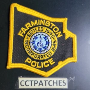 FARMINGTON, CONNECTICUT POLICE SHOULDER PATCH CT - Picture 1 of 2