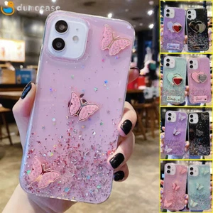 For Apple iPhone 15 14 13 12 11 Pro Max X XS Bling Glitter Soft Case Cover - Picture 1 of 12