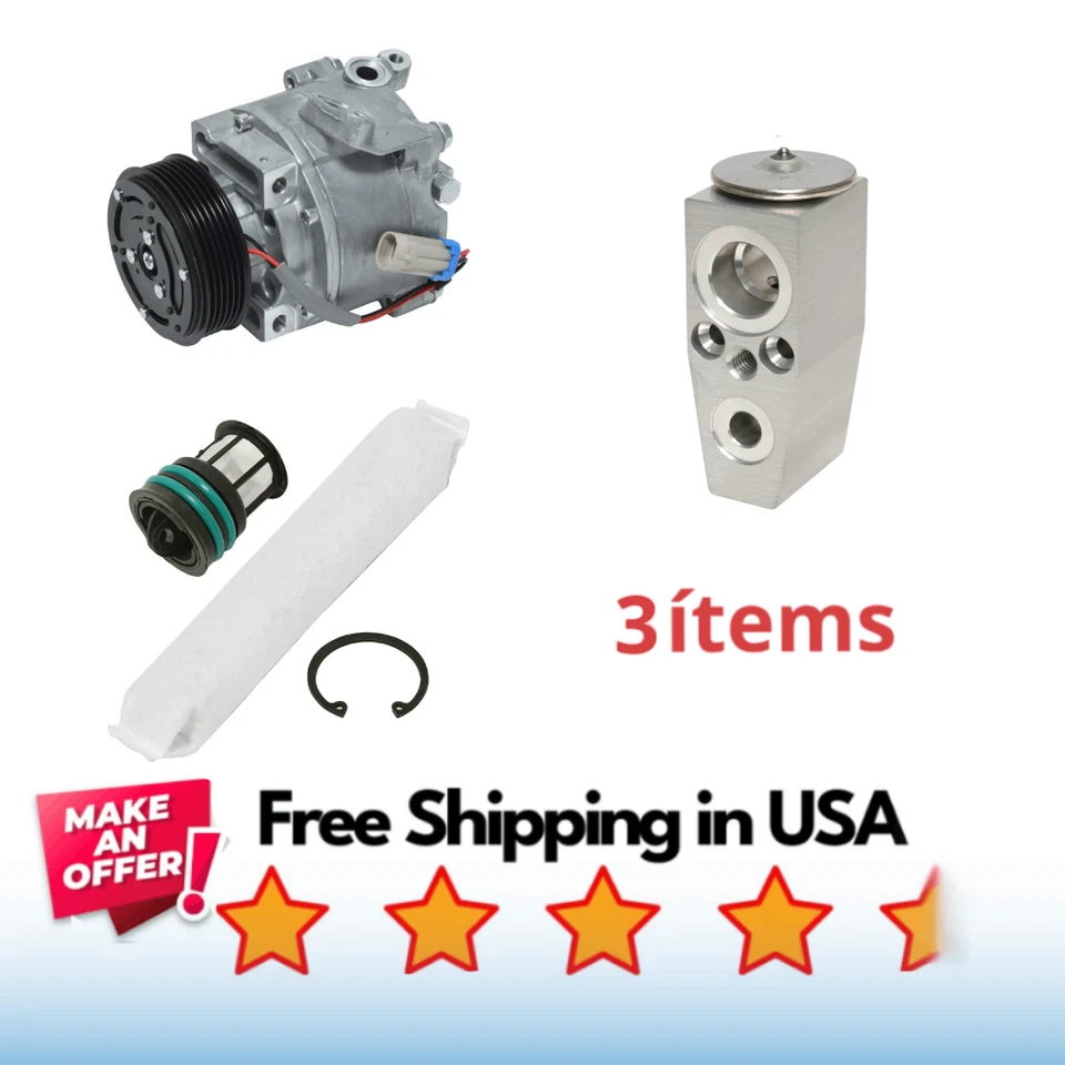 Kit Compresor A/C Fit Chevrolet Sonic 2013-2018 Foto 1 de 1