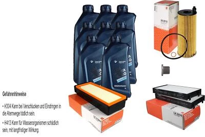 Mahle Inspección Set 8L 5W-30 Twin Power Turbo para BMW X5 Xdrive30d Xdrive40d - Imagen 1 de 4