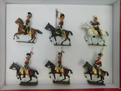 CBG MIGNOT ANCIENS : 1ER EMPIRE BELLE BOITE DE 6 LANCIERS DES CHEVAUX LEGERS - Photo 1/4