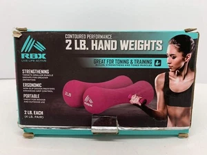 RBX 4LB Hand Weight Set (2LB Each) Contoured Performance - Picture 1 of 9