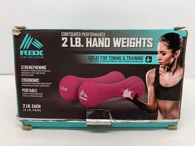 RBX 4LB Hand Weight Set (2LB Each) Contoured Performance - Изображение 1 из 4
