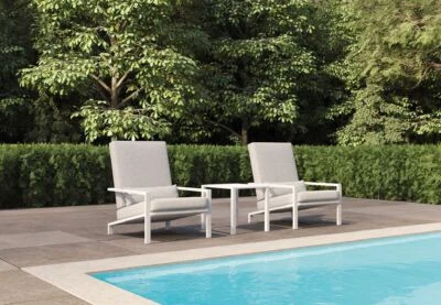 Loungeset Balkonset Sitzgarnitur Fremont ALU/Textilene/Quickdry-Schaum - Bild 1 von 2