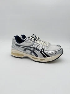 Size 9.5 - JJJJound x Asics Gel-Kayano 14 White Navy Yellow Black - Picture 1 of 7