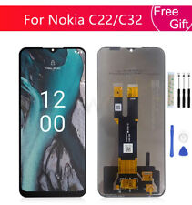 Wyświetlacz LCD Ekran dotykowy Digitizer Montaż Zamiennik Czarny do Nokia C22 C32