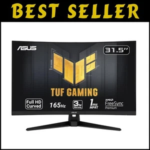 32-Inch Full HD Curved Monitor with 165Hz Refresh Rate for Ultimate Gaming - Picture 1 of 10