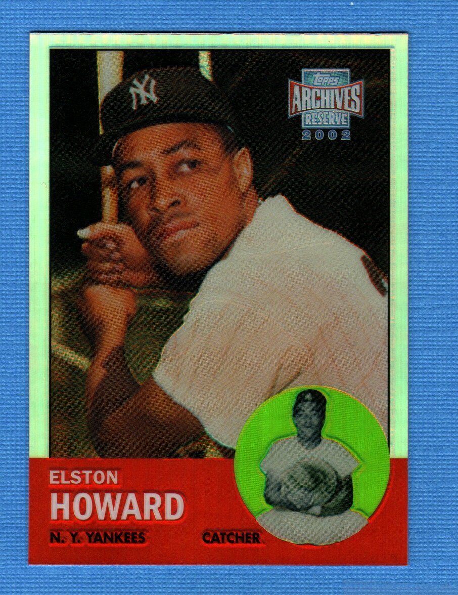 2002 Topps Archives Reserve #71 Elston Howard Yankees 1963