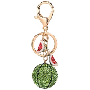 Watermelon Keychain Cute Bag Charm Travel Charms for Purse Fruit - Picture 1 of 11