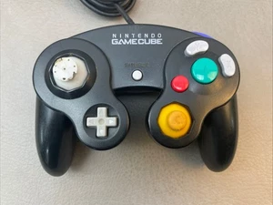 Nintendo GameCube Controller Black DOL-003 OEM Authentic – Untested - Picture 1 of 6