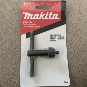 Makita 763414-1 Chuck Key For DA3000 DA3000R 6000 LR 6510LVR HP1030 NEW - Picture 1 of 5
