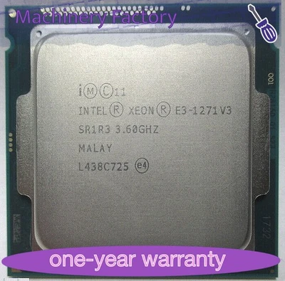 Intel Xeon E3-1271 V3 LGA-1150 SR1R3 3.6GHZ 4Core CPU Processor 1271V3 - Image 1 of 2