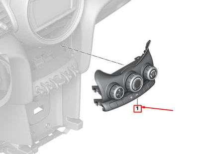 MINI COOPER F56 Heater Control 61319383890 9383890 NEW GENUINE - Image 1 of 2