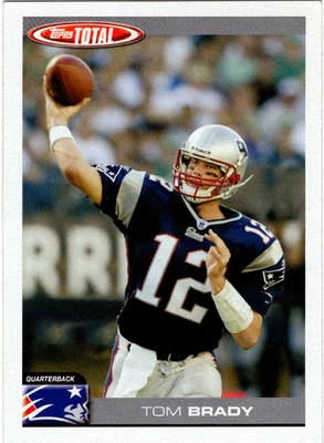 Tom Brady Topps Total #200 2004 Foto 1 de 2