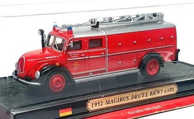 Camión de bomberos Del Prado escala 1/72 FEN64 - 1952 Magirus Deutz RKW7 6500 - rojo Foto 1 de 4