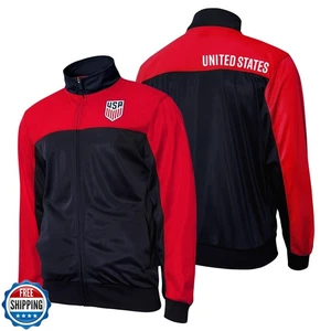 Icon Sports offiziell lizenzierte Herren U.S. Fußball Trainingsjacke - Full Zip Acti - Bild 1 von 5