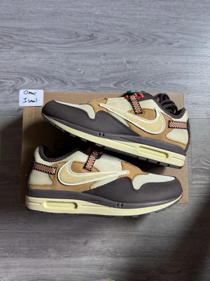 Nike Air Max 1 Travis Scott Cactus Jack Baroque Brown | Size 8.5 Mens US | NEW - Image 1 of 4
