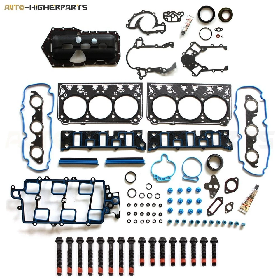 Juego de juntas de cabeza y pernos de cabeza de 3,8 L para Chevy Impala Buick Regal 2000-2003 Foto 1 de 4