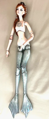 Caribbean Mermaid Forgotten Hearts Porcelain BJD Ball Joint Doll - Image 1 of 4