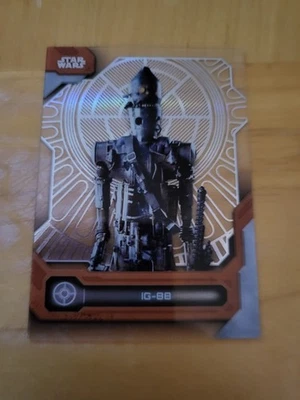 2024 TOPPS STAR WARS HIGH TEK BASE THRONE ROOM IG-88 #50 THE MANDALORIAN 1 - Image 1 of 2