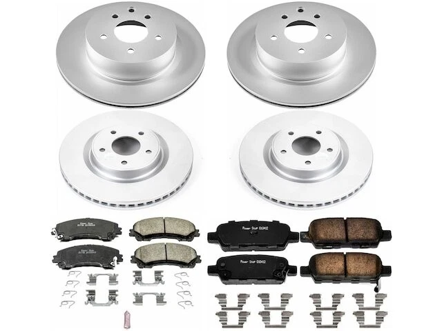 Kit de pastillas de freno y rotor delanteras y traseras 49QWKH79 para Infiniti QX50 2017 2016 Foto 1 de 1