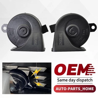 Pair Dustproof Snail Horns For Toyota Camry Tacoma Corolla Highlander 8651004020 - Image 1 of 4