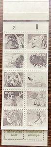 Full Booklet of 20 Wildlife of America SC# 1880-89 MNH - Picture 1 of 2