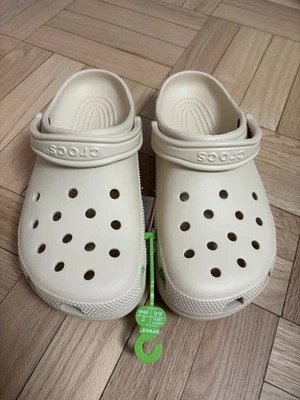 Zuecos clásicos Crocs deslizables Shiitake tostado/beige 10001-2DS para hombre talla 9 W11 Foto 1 de 4