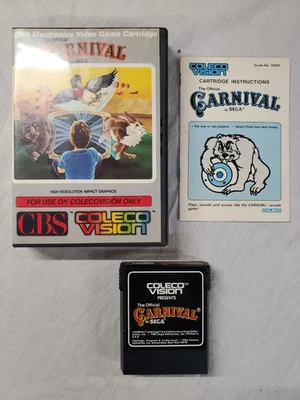 Sega Carnival Coleco Vision in  Case  with Manual - Image 1 of 4