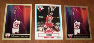 Three 1990 Skybox & Fleer Michael Jordan Cards - Picture 1 of 2