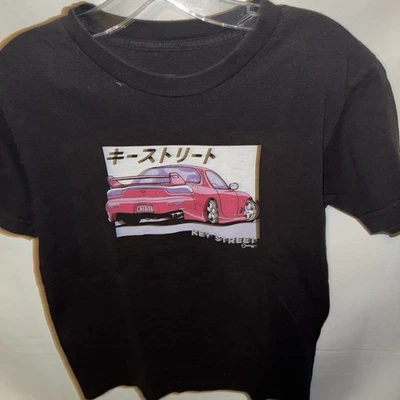 Key Street Acura Integra DC2 Manga T Shirt Black Size Small - Image 1 of 4