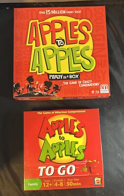 Apples to Apples "To Go" Game, Party in a game and Apple to apples to go - Image 1 of 3