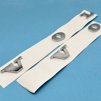 1 Juego Tapa Maletero Trasero Tapa Letra Insignia Emblema Sport Para Volvo Cromo Foto 1 de 4