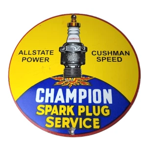 Letrero de bujías vintage - mecánico automotriz garaje taller bomba de gas placa letrero - Imagen 1 de 14