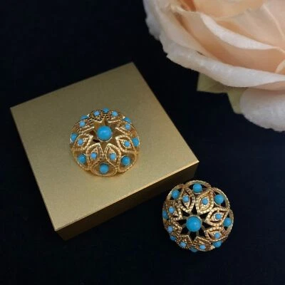 Изысканные серьги из чистой меди Стеклянные гвоздики в форме зонтика Ювелирные изделия с гвоздиками Подарки - Изображение 1 из 4