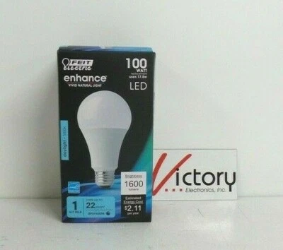 NEW Feit Electric Enhance 5000K 100W LED Light Bulb | A21 Bulb | OM100DM/950CA   - Image 1 of 4
