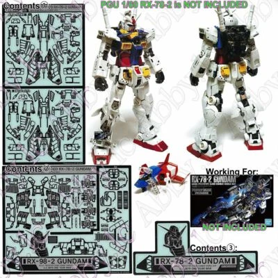for PG 1/60 RX-78-2 2.0 Unleashed PGU Detail up Add-on Parts Photo-Etched Sheet - Image 1 of 4