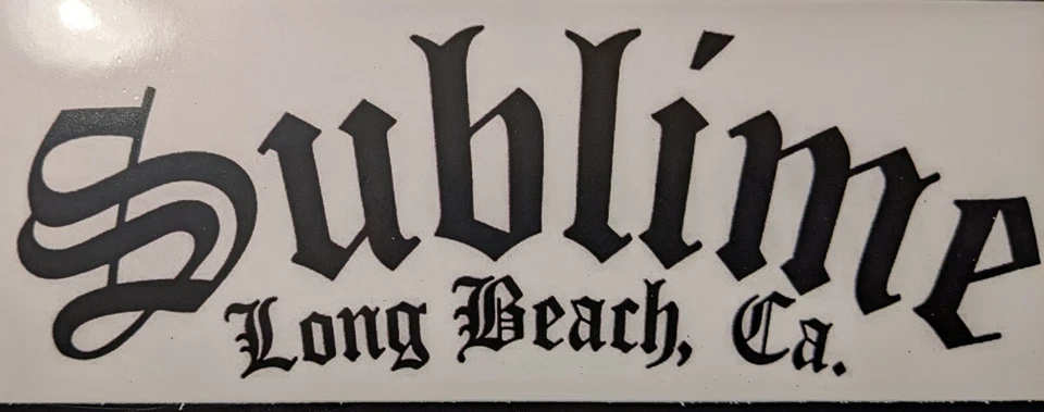 Sublime наклейка большой LBC винил Olde английский Лонг-Бич Калифорния регги логотип - Изображение 1 из 1