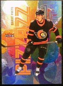2021-22 21/22 Fleer Ultra Pizzazz PZ-20 Shane Pinto Ottawa Senators ROOKIE
