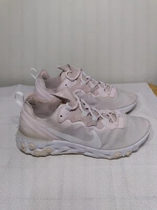 Nike React Element 55 Womens Size 9 UK 6.5 Pale Pink Running Shoes BQ2728-600 - Picture 1 of 6