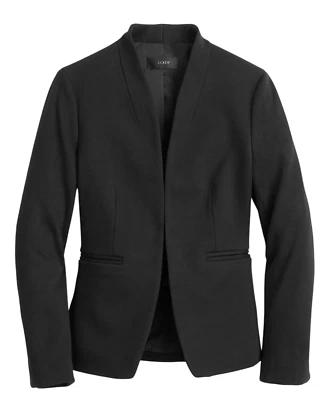CHAQUETA BLAZER J.CREW NEGRA SARGA ELÁSTICA SALIR H2743 TALLA 6 Foto 1 de 4