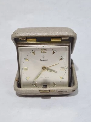 Junghans 50/60er Jahre Reisewecker Shock & proof - Bild 1 von 4
