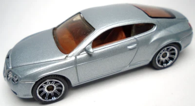 Matchbox '06 Bentley Continental GT 2006 plateado 2 7/8" coche fundido interior rojo Foto 1 de 4