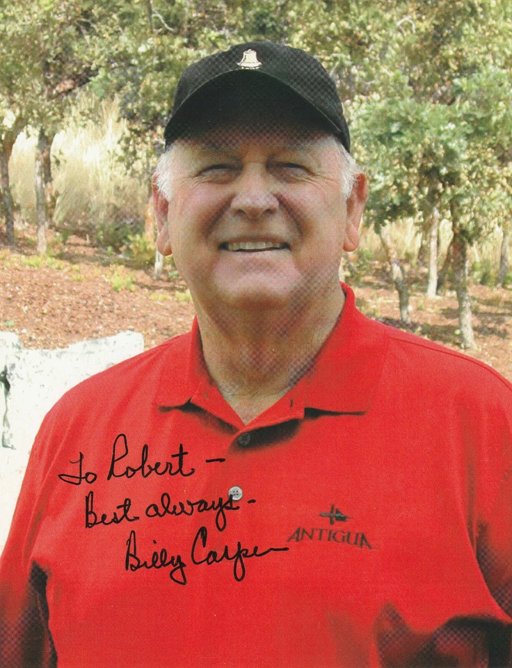 Foto autografiada de Billy Casper Foto 1 de 1