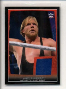 JACK SWAGGER 2015 TOPPS WWE USED WORN SHIRT RELIC AK1244 - Picture 1 of 1